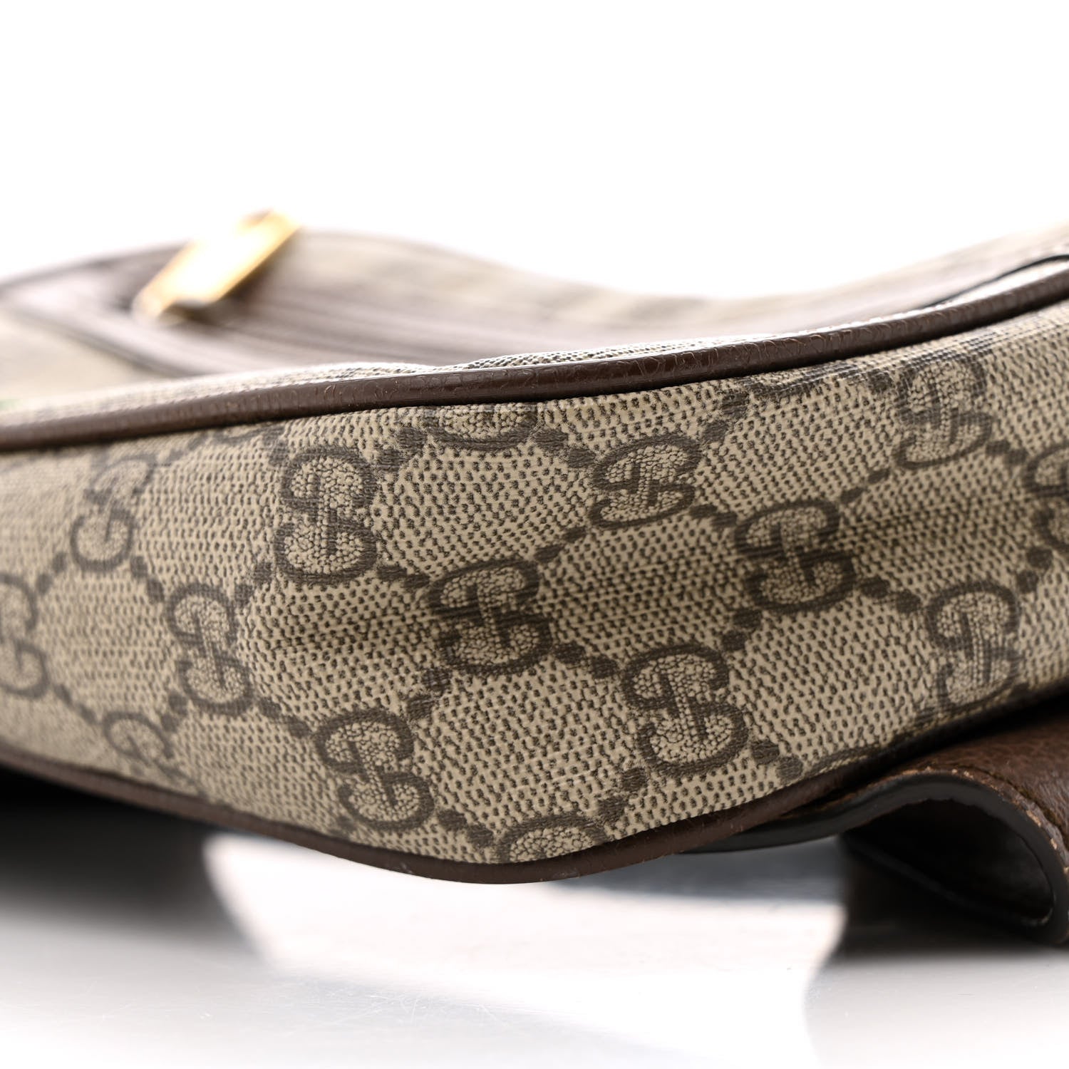 Gucci Soft GG Supreme Monogram Medium Ophidia Belt Bag Dark Brown 10 of 13