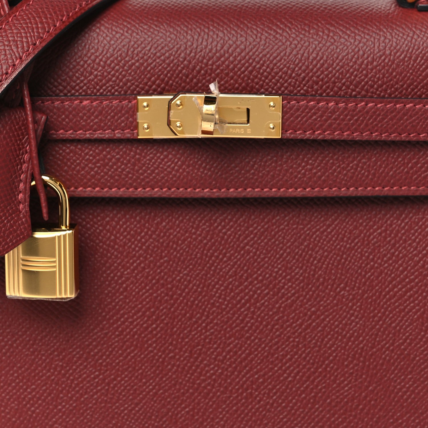 Hermes Epsom Kelly Sellier 25 Rouge H 6 of 9