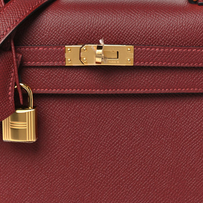 Hermes Epsom Kelly Sellier 25 Rouge H 6 of 9