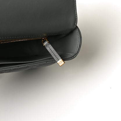 Christian Dior Lambskin Cannage Medium Caro Bag Grey 8 of 16