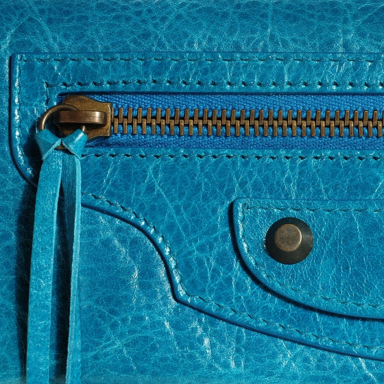 Balenciaga Agneau Envelope Clutch Lagon 10 of 10
