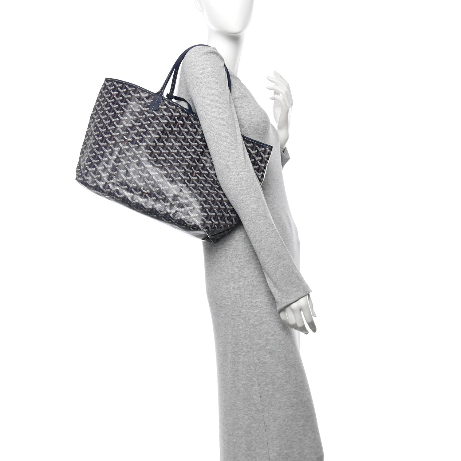 Goyard Goyardine Saint Louis PM Navy 2 of 10