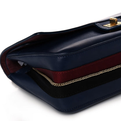 Chanel Calfskin Nude 2.55 Medals Reissue 226 Flap Navy 8 of 10