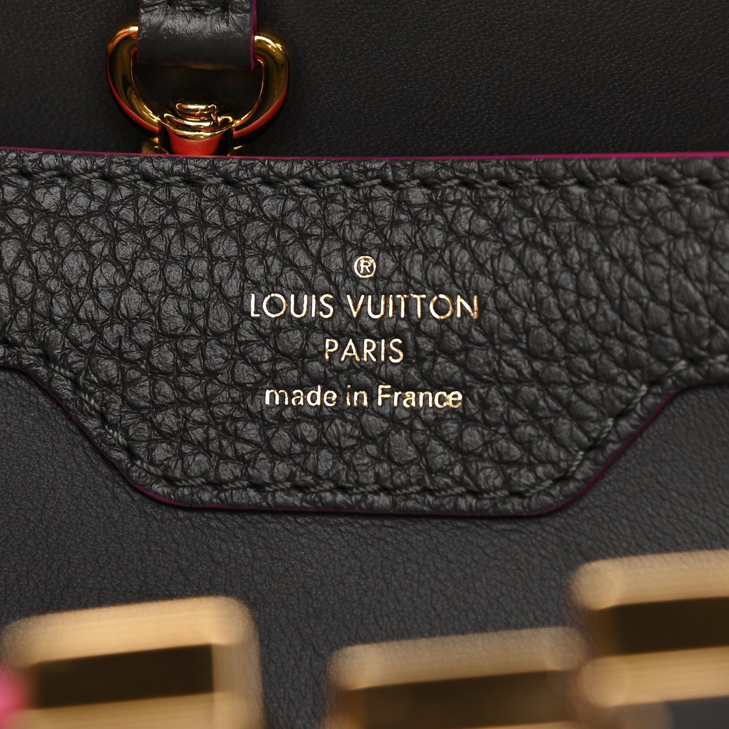 Louis Vuitton Taurillon Capucines PM 6 of 11
