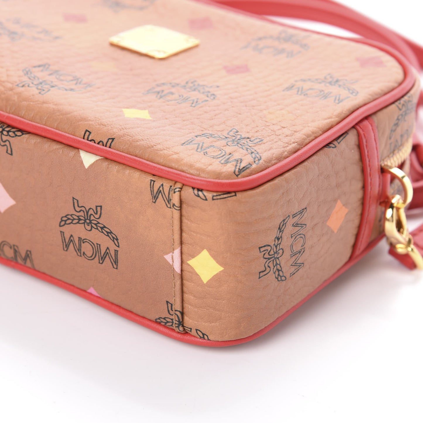 Skyoptic Visetos Spectrum Diamond Camera Bag Cognac Red