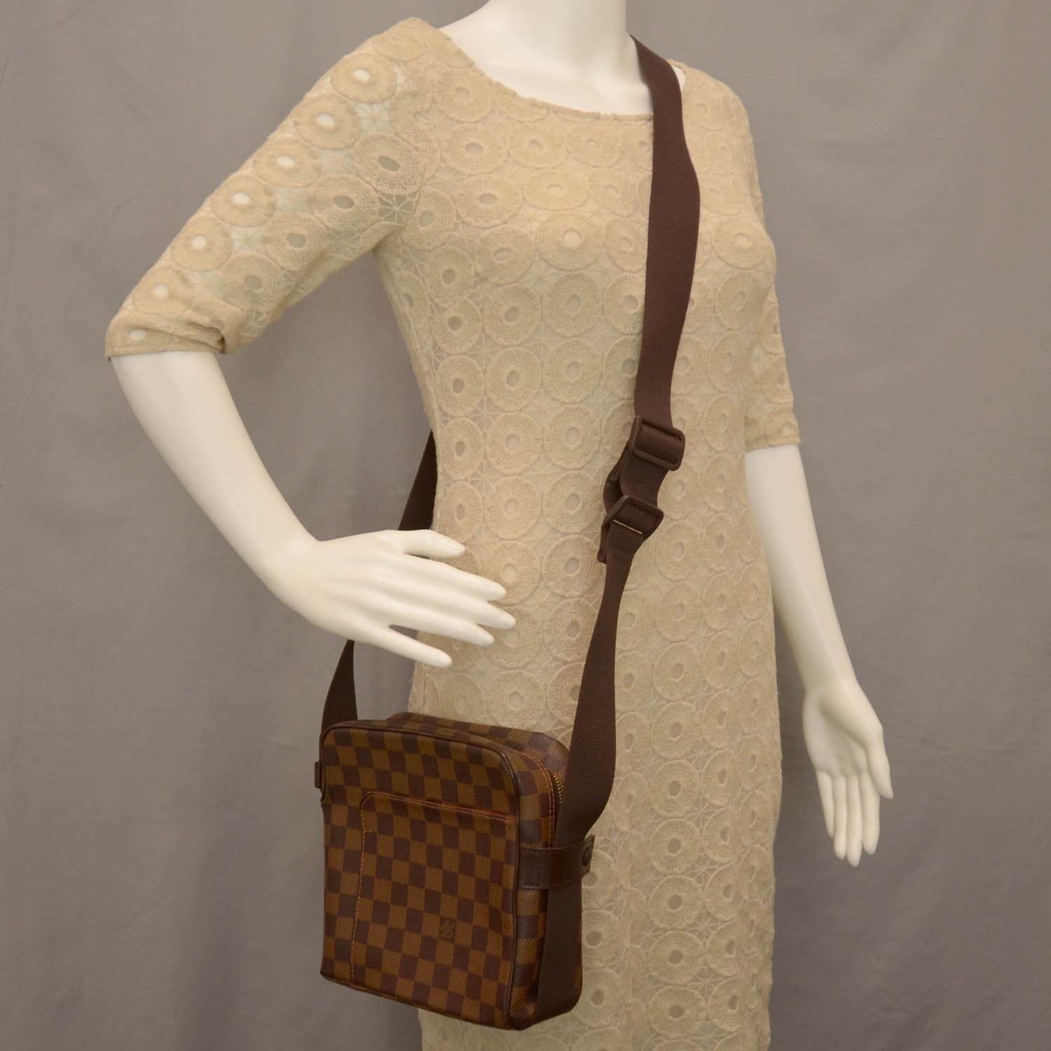 Louis Vuitton Damier Ebene Olav PM Messenger Bag 2 of 7