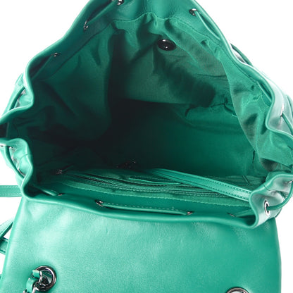 Chanel Calfskin Quilted Large Urban Spirit Backpack Green 5 of 8
