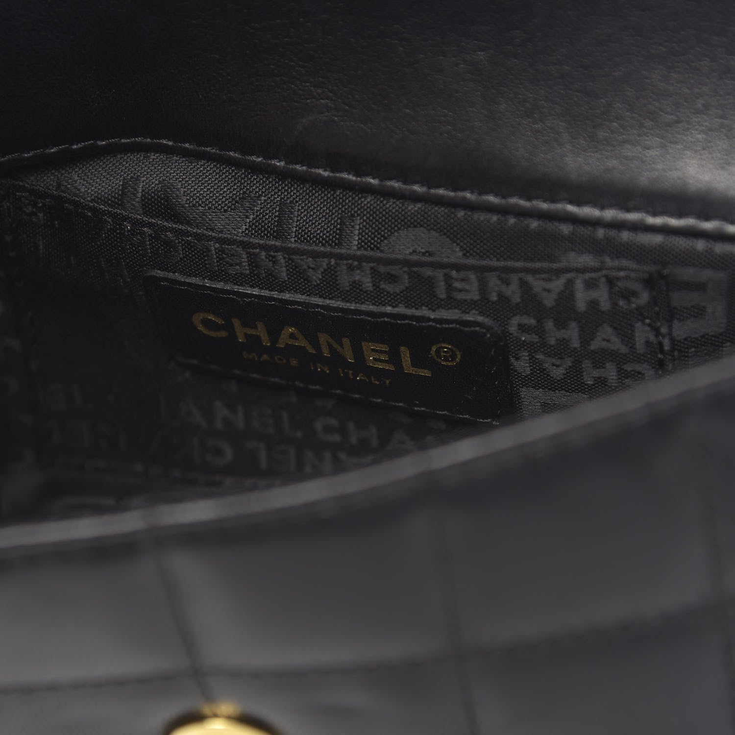 Chanel Lambskin Quilted Mini Chocolate Bar Camellia Flap Black 6 of 10
