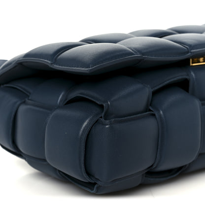 Bottega Veneta Nappa Maxi Intreccio Padded Cassette Crossbody Bag Deep Blue 11 of 12