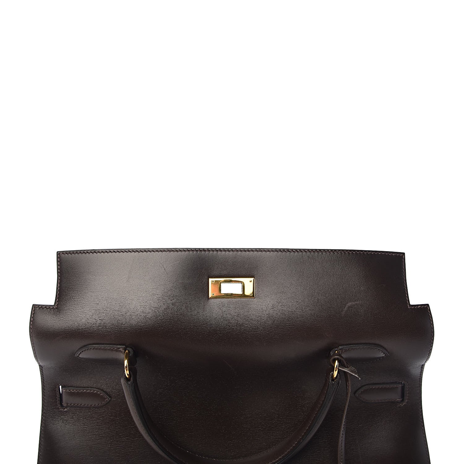 Hermes Box Kelly Sellier 35 Chocolate 28 of 44