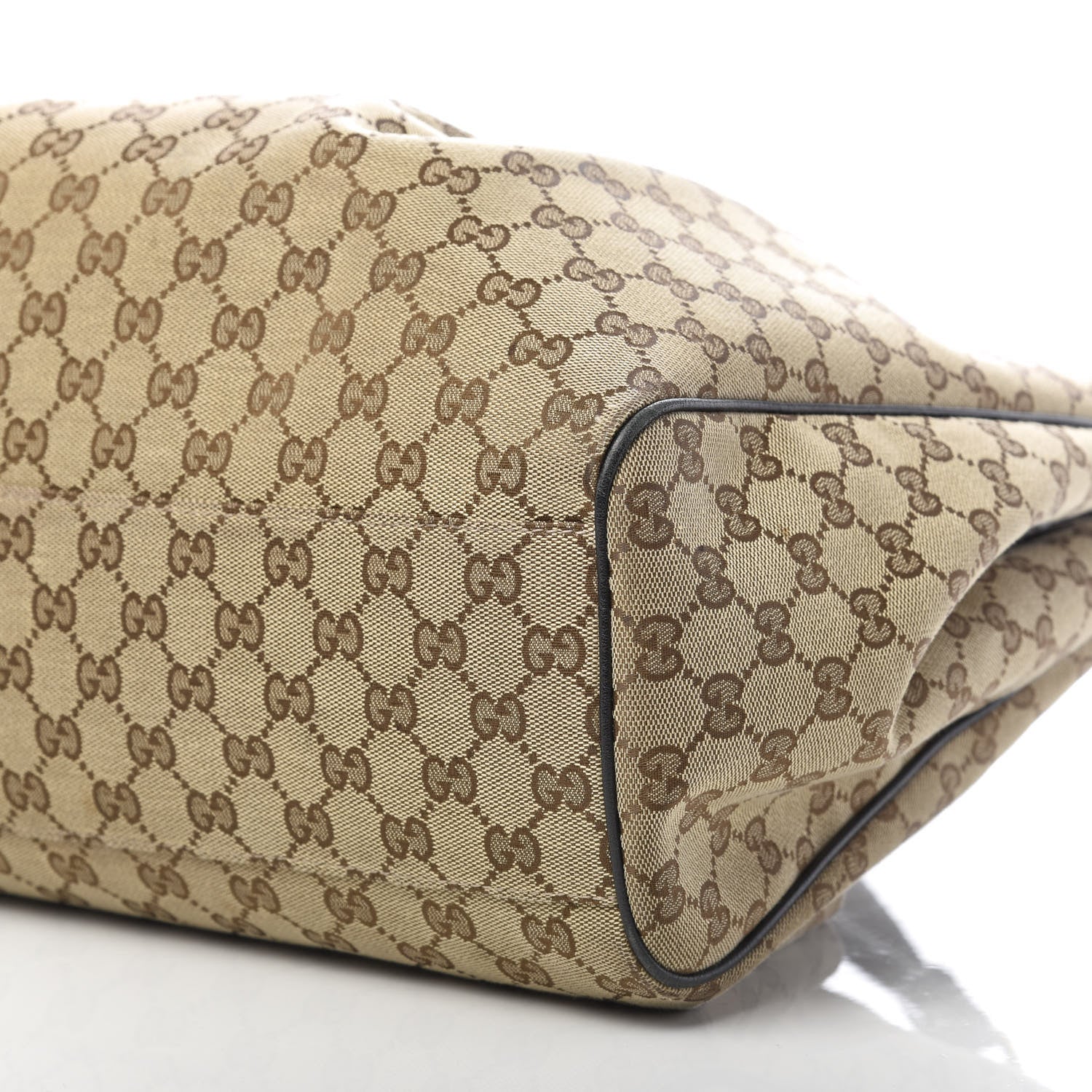 Gucci Monogram Large Sukey Tote Beige Ebony Black 7 of 9