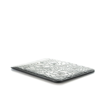 Chanel Lambskin Camellia Embossed iPad Case Black 5 of 9