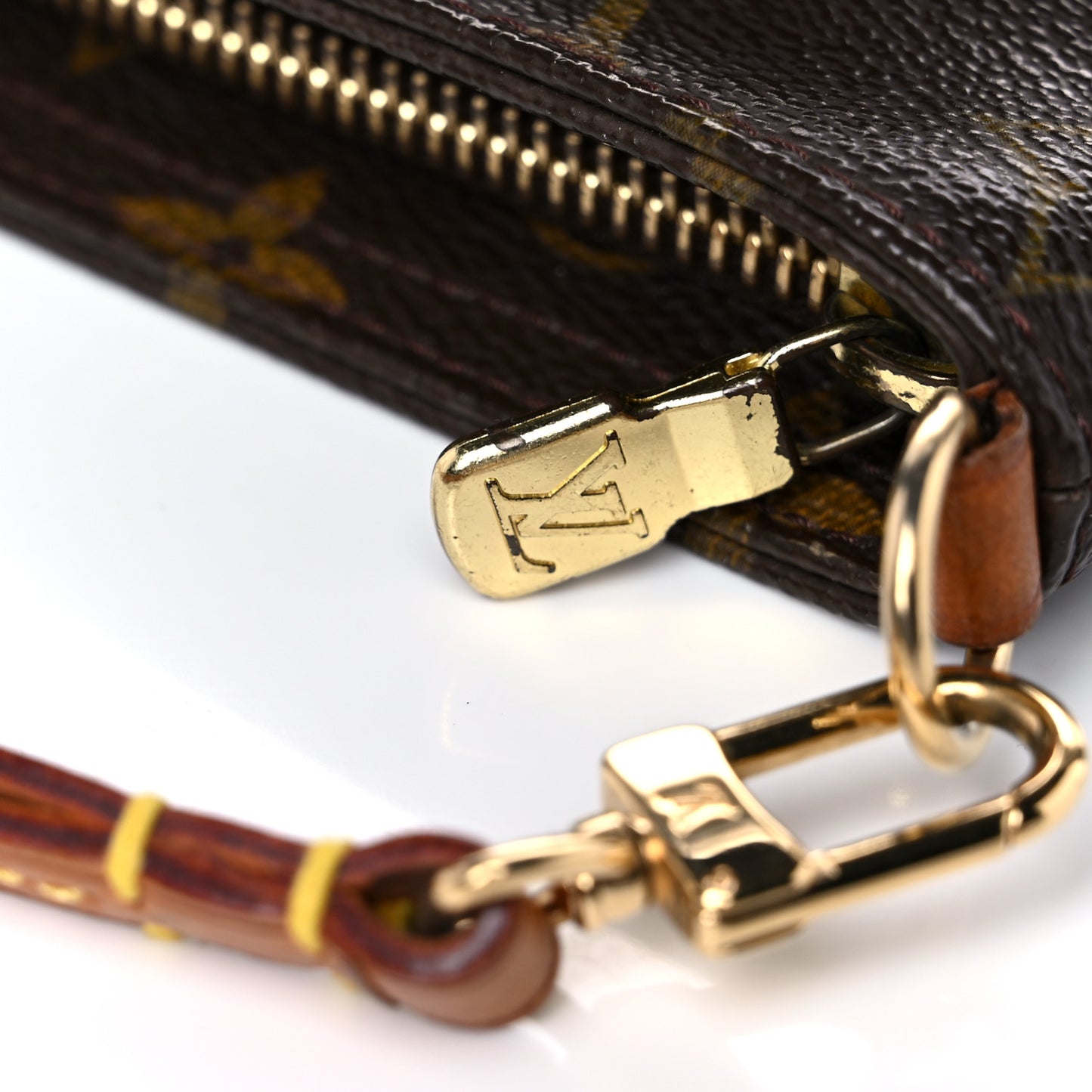 Monogram Partition Wristlet