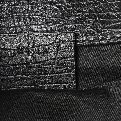 Gucci Monogram Horsebit Chain Clutch Black 7 of 10