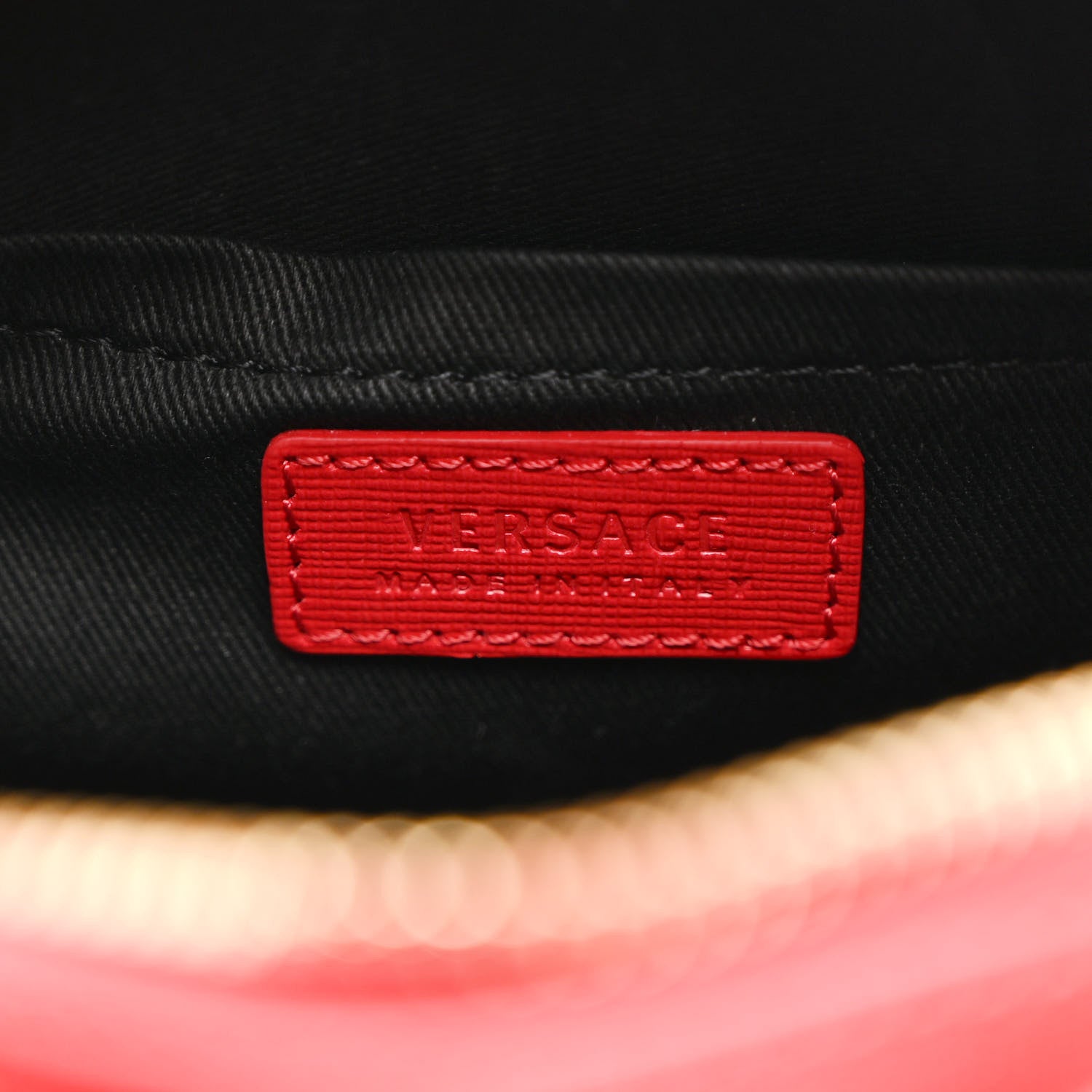 Versace Grained Calfskin Medusa Camera Bag Red 7 of 10