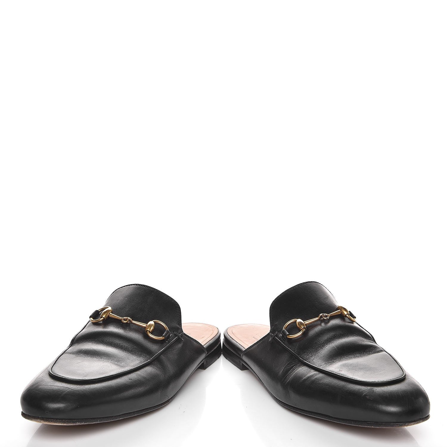 Gucci Calfskin Womens Princetown Slippers 38.5 Black 7 of 16