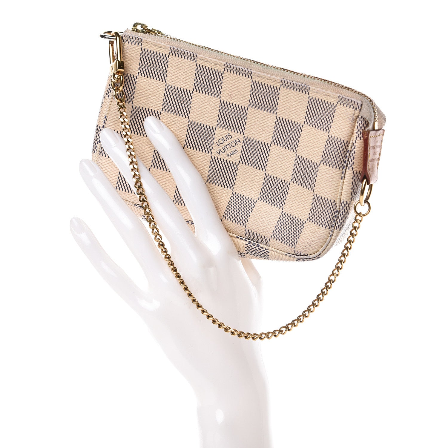 Louis Vuitton Damier Azur Mini Pochette Accessories 2 of 14