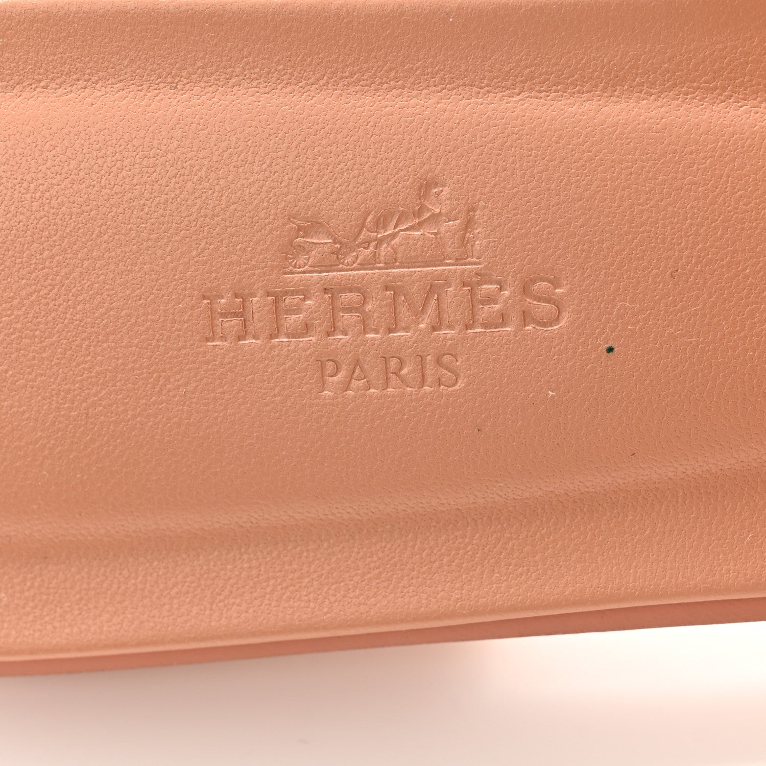 Hermes Box Calfskin Oran Sandals 37 Granit Rose 6 of 8