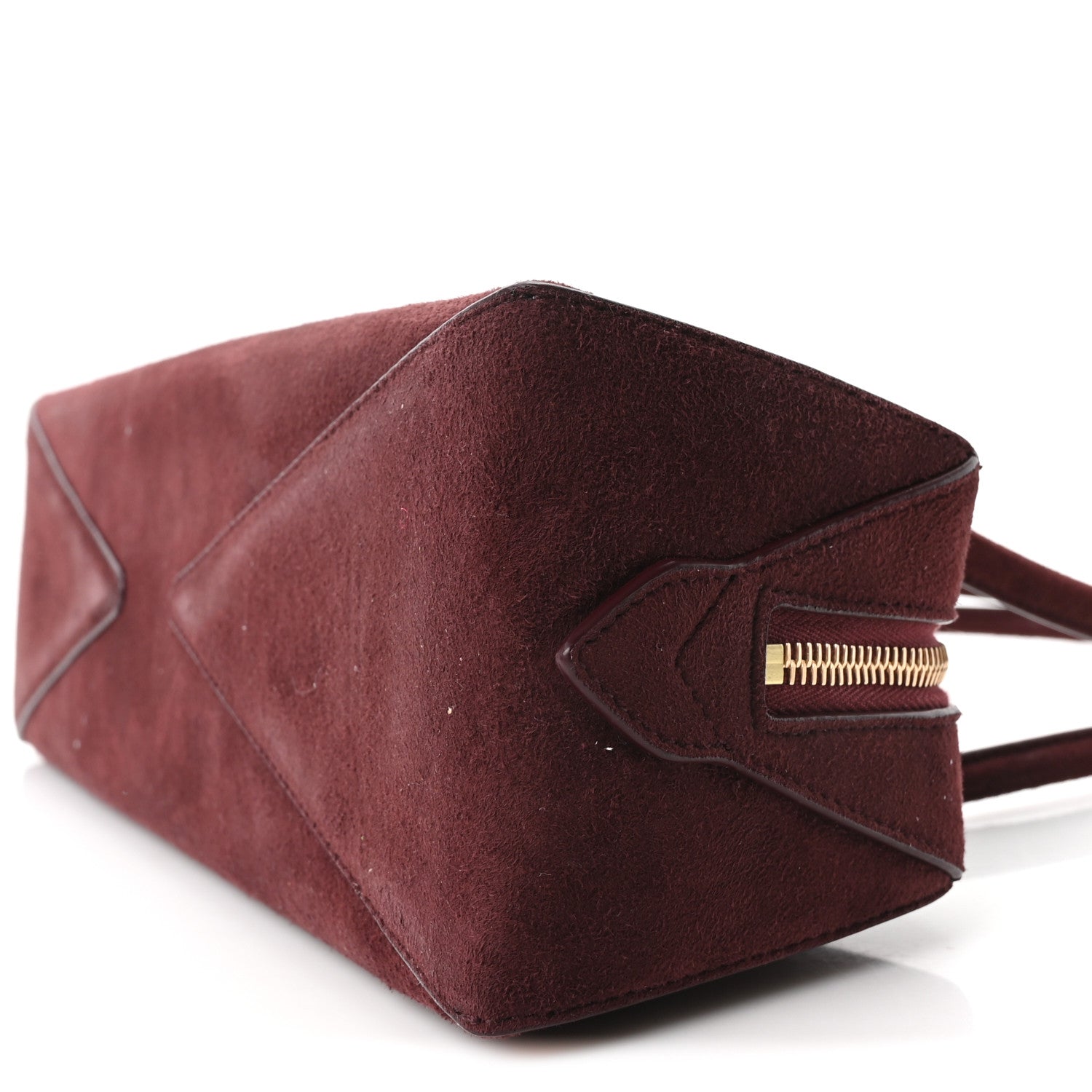 Alaia Suede Goatskin Medium Le Teckel Bag Rouge Grenat 10 of 10