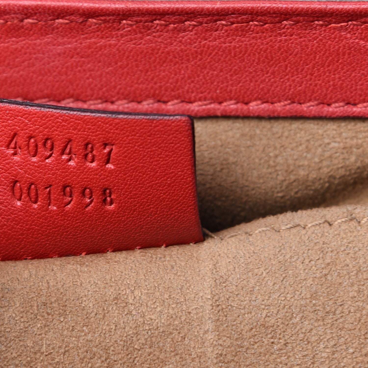 Gucci GG Supreme Monogram Calfskin Small Padlock Shoulder Bag Beige Hibiscus Red New Rosette 6 of 13