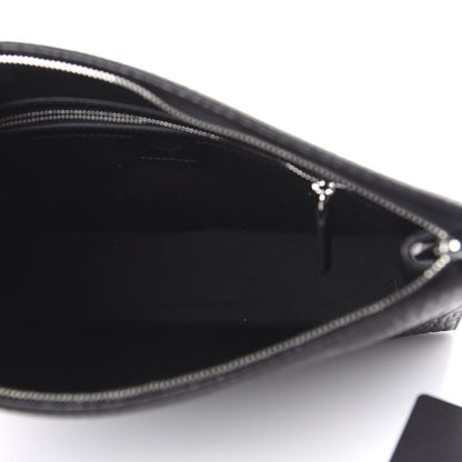 MCM Visetos Medium Zip Pouch Black 5 of 9
