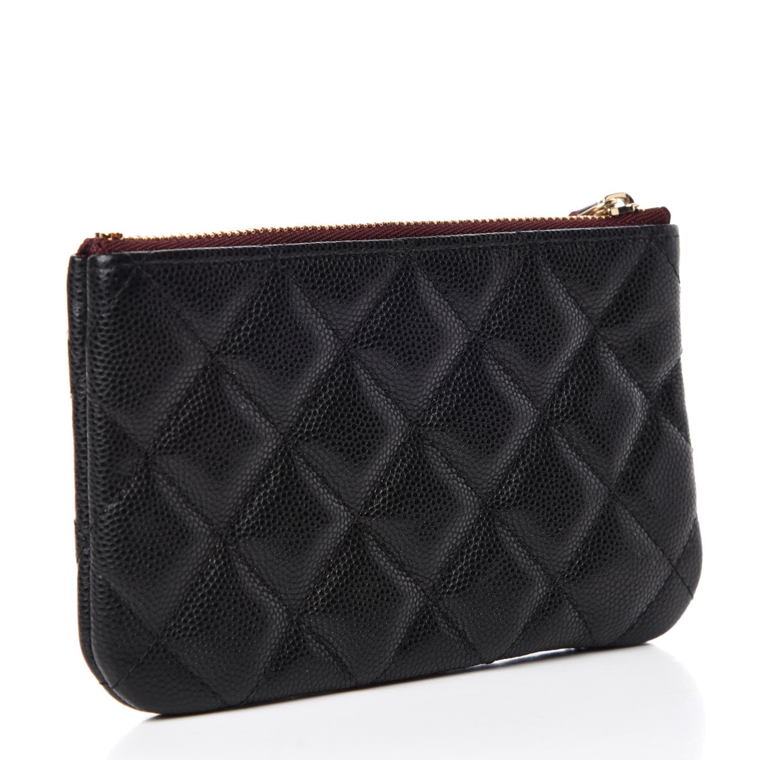 Chanel Caviar Quilted Small Cosmetic Case Black 3 of 10