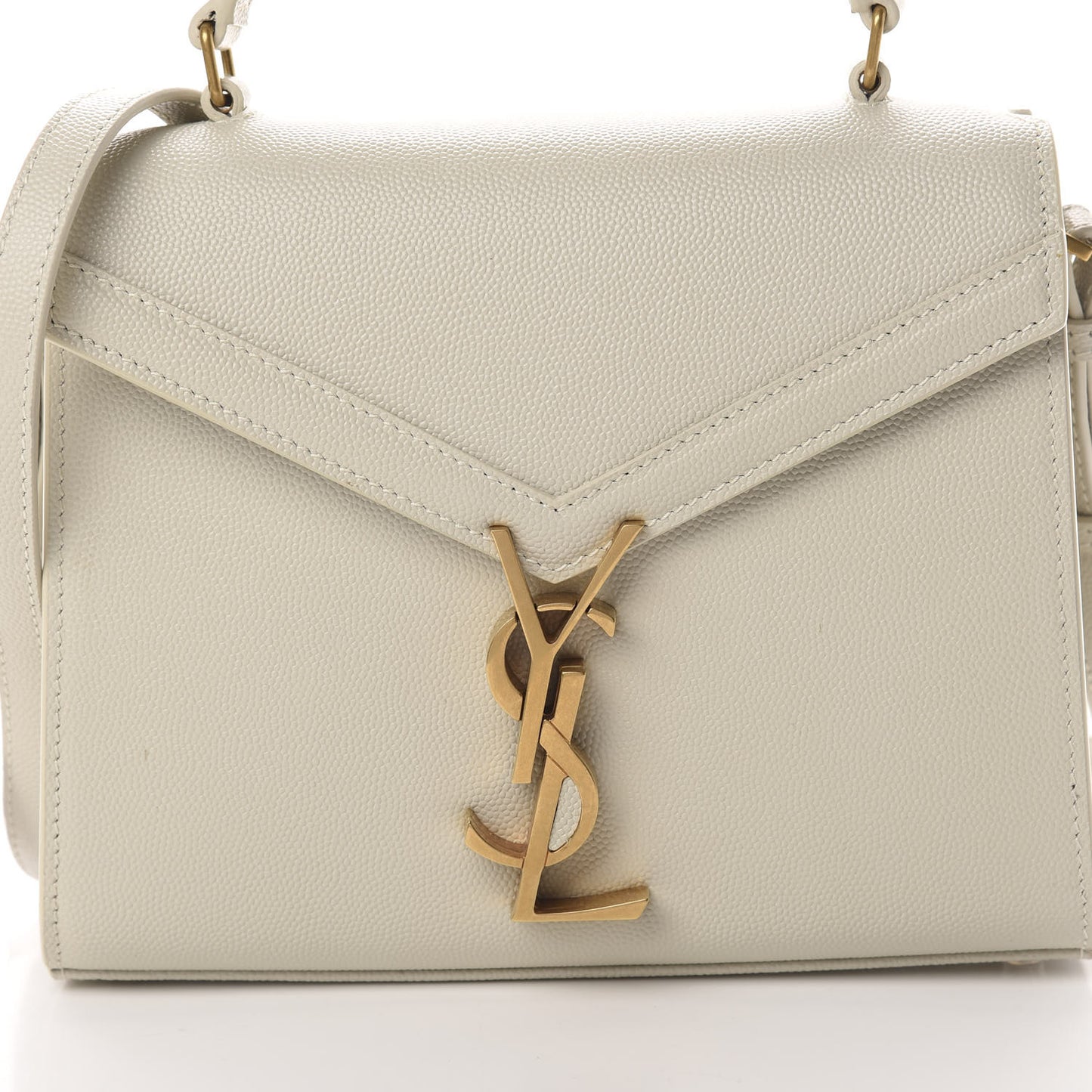 Grain de Poudre Mini Classic Monogram Cassandra Top Handle Crema Soft Rouge Legion