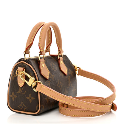 Louis Vuitton Monogram Nano Speedy Bandouliere 3 of 10