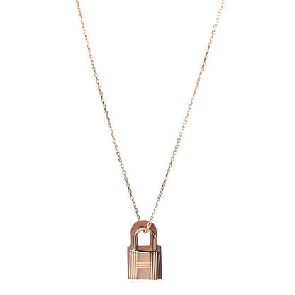 Hermes Swift Small O'Kelly Pendant Necklace Gold 1 of 4