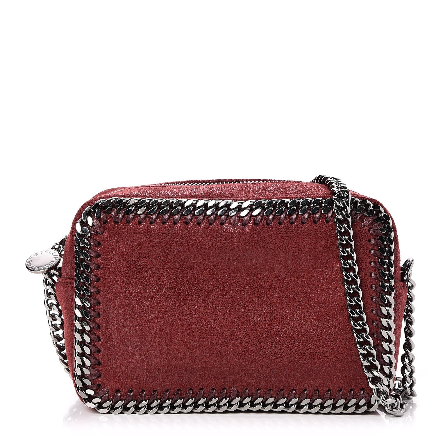 Stella McCartney Shaggy Deer Falabella Crossbody Camera Bag Ruby 1 of 8