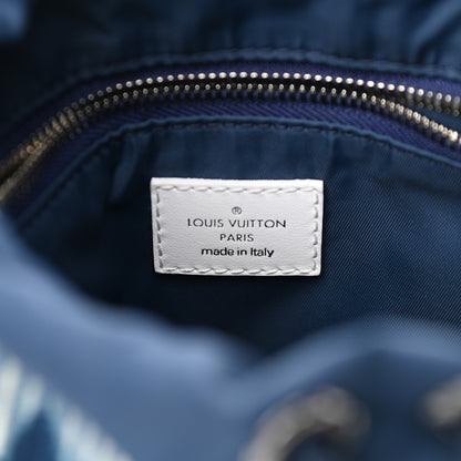 Louis Vuitton Hickory Stripes Denim Monogram Watercolor Sac Marin BB Blue 6 of 10
