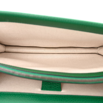 Gucci Pebbled Calfskin Small Dionysus Shoulder Bag Emerald 5 of 10
