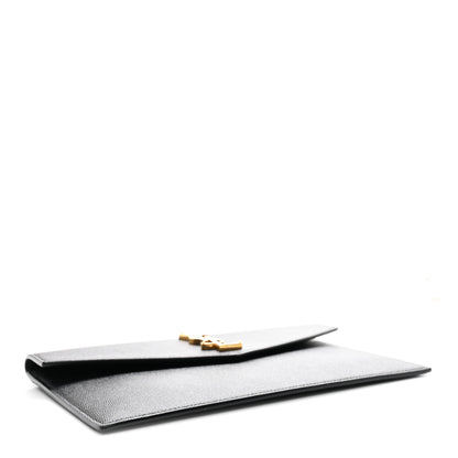 Saint Laurent Grain De Poudre Uptown Pouch Black 4 of 7