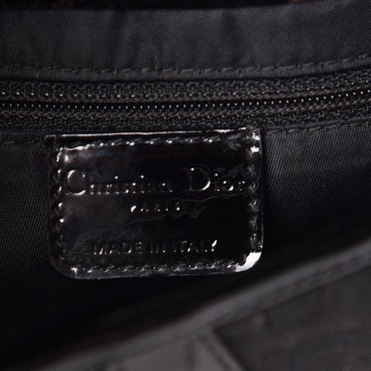 Christian Dior Monogram Saddle Bag Black 8 of 18