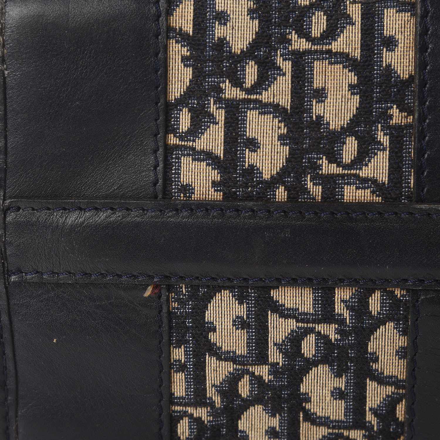 Christian Dior Monogram Boston Navy Blue 10 of 19