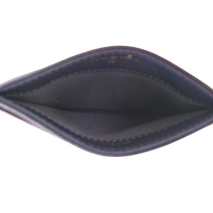 Chanel Iridescent Caviar Quilted Card Holder Dark Blue 5 of 9