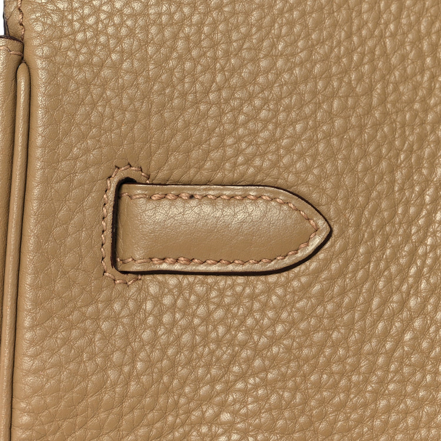 Hermes Taurillon Clemence Birkin 35 Tabac Camel 12 of 40