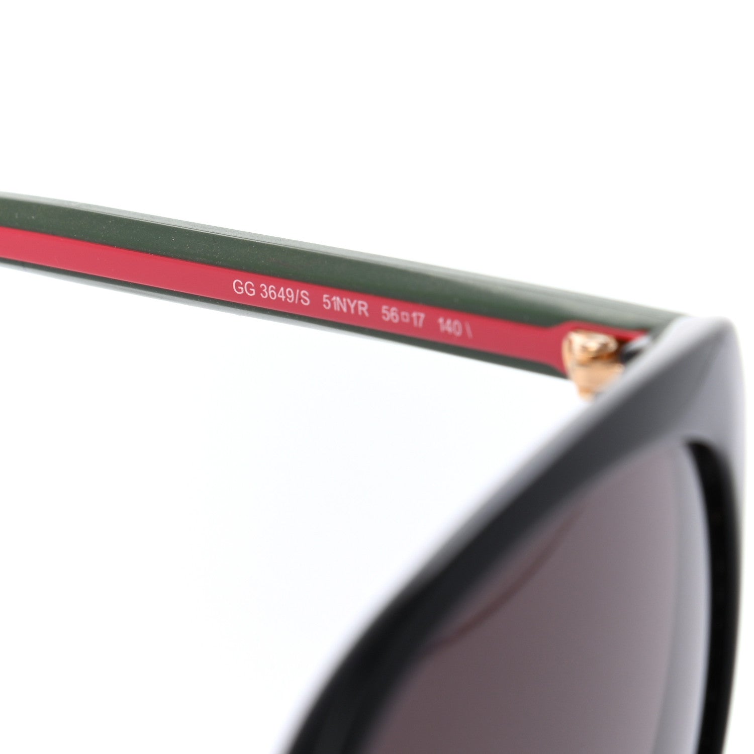 Gucci Acetate GG Web Sunglasses GG3649S Black 5 of 8