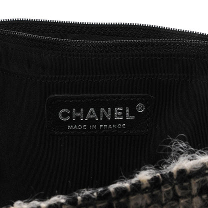 Chanel Mohair Swarovski Crystal Jumbo Flap Grey 5 of 9