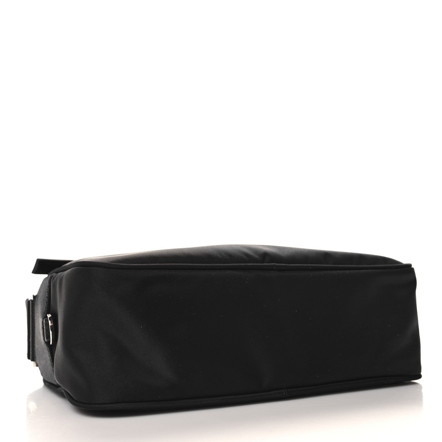 Prada Re-Nylon Vela Saffiano Pocket Double Zip Shoulder Bag Black 4 of 10