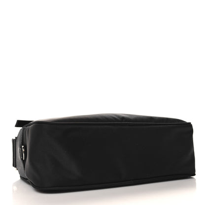 Prada Re-Nylon Vela Saffiano Pocket Double Zip Shoulder Bag Black 4 of 10