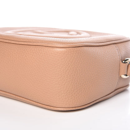 Gucci Pebbled Calfskin Small Soho Disco Bag Camelia 9 of 10