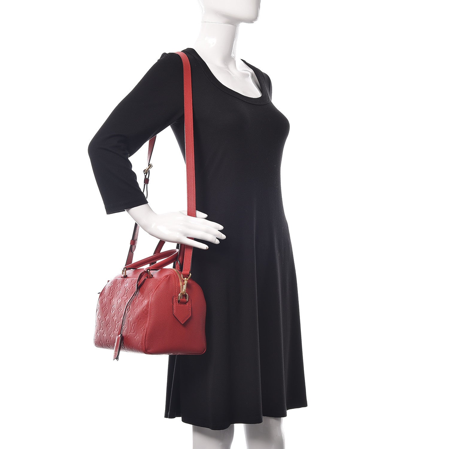 Louis Vuitton Empreinte Speedy Bandouliere 25 NM Cherry 2 of 8
