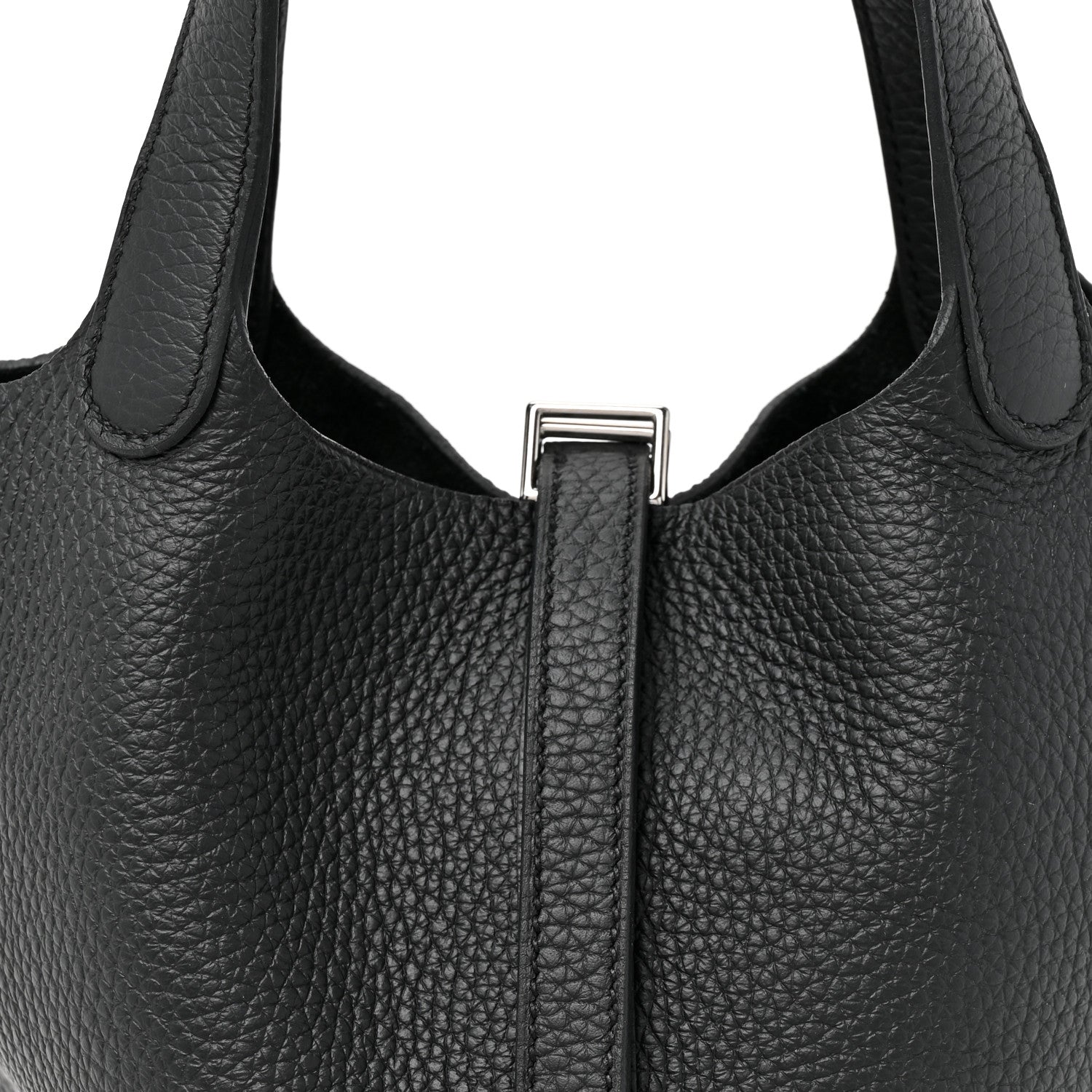 Hermes Taurillon Clemence Picotin Lock 18 PM Black 8 of 10