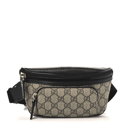 Gucci GG Supreme Monogram Belt Bag Black 1 of 10