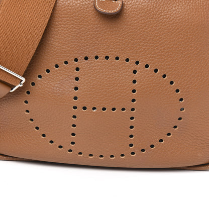 Hermes Taurillon Clemence Evelyne III GM Gold 9 of 9