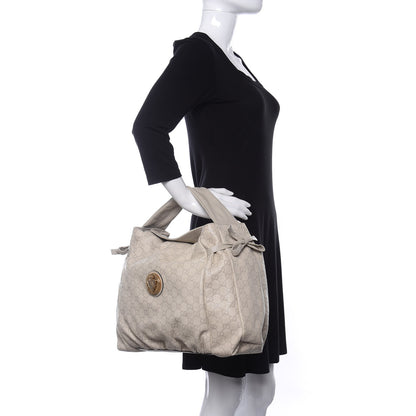 Gucci Guccissima Medium Hysteria Tote Ivory 2 of 12
