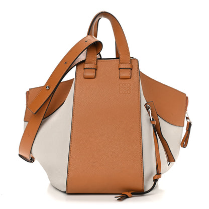 Loewe Calfskin Medium Hammock Shoulder Bag Tan White 1 of 15