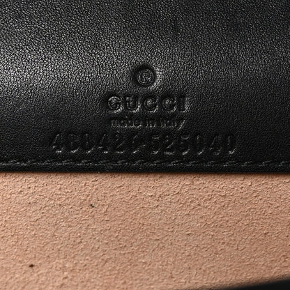 Gucci Calfskin Matelasse GG Marmont Mini Bag Black 6 of 10