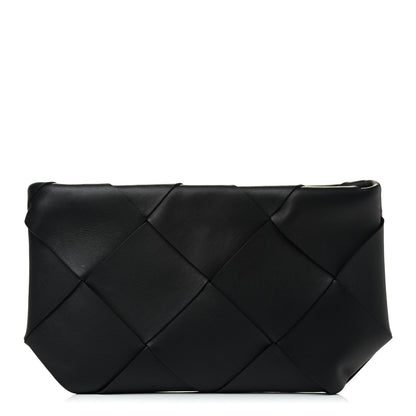 Bottega Veneta Woven Nappa Clutch Black 1 of 6